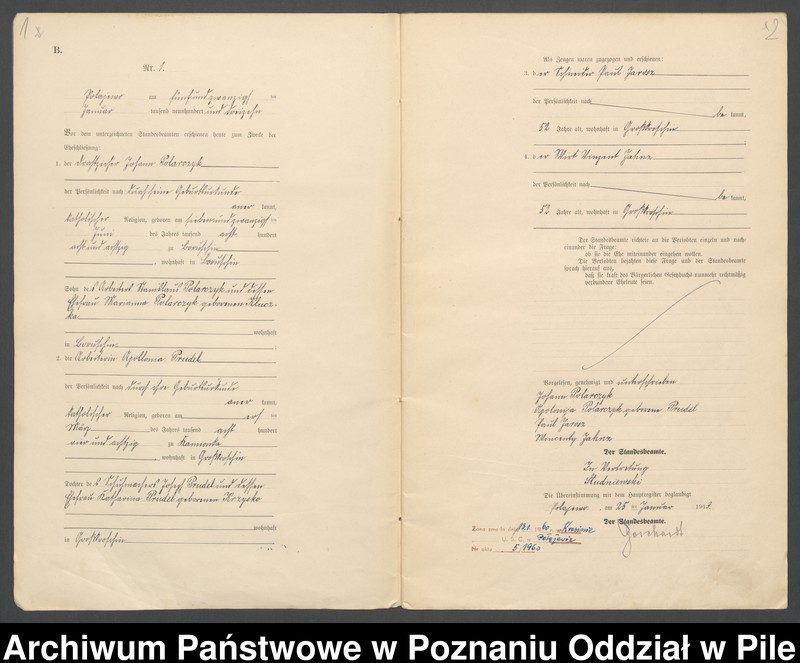 Obraz 4 z jednostki "Księga małżeństw"