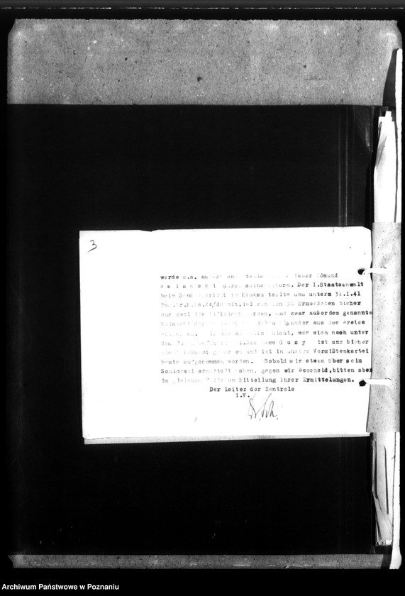 Obraz 7 z jednostki "Wehrkreiskommander VIII - Breslau, Korespondencja z Werhrkreiskommand VIII we Wrocławiu w sprawie członków "Sonderformatin Ebbinghaus""