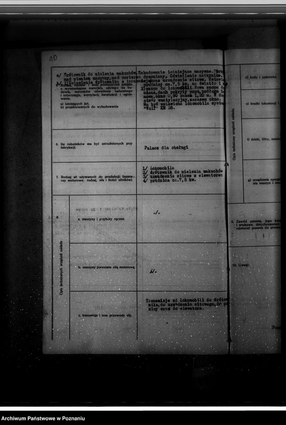 Obraz 14 z jednostki "Zatwierdzenie projektu urządzenia zakładu przemysłowego młyna śrutowego do maków nr 521 dla Firmy Landwirtschaftliche Hauptgesellschaft spółka z o. o. w Poznaniu"