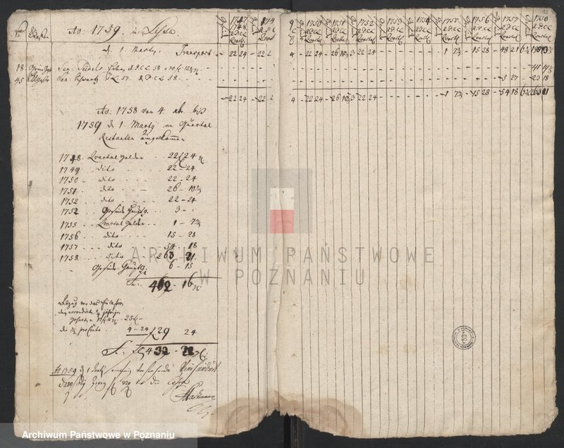 Obraz 11 z jednostki "Tägaliche Einnahmenbuch, Księga dochodów dziennych różnych opłat i podatków; język niemiecki"