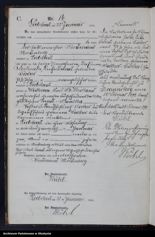 image.from.unit.number "Sterbe-Neben-Register Nr 1 - 66"