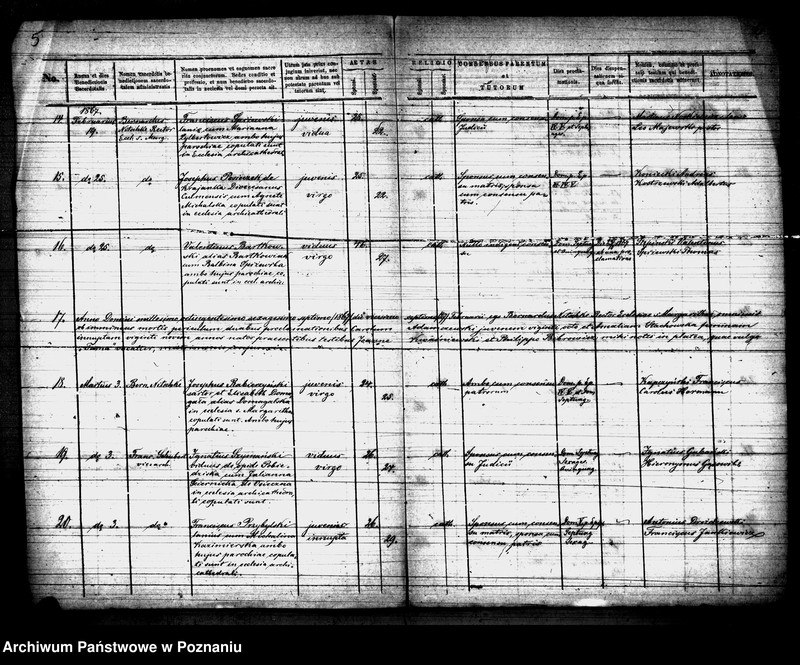 Obraz 4 z jednostki "Księga małżeństw"