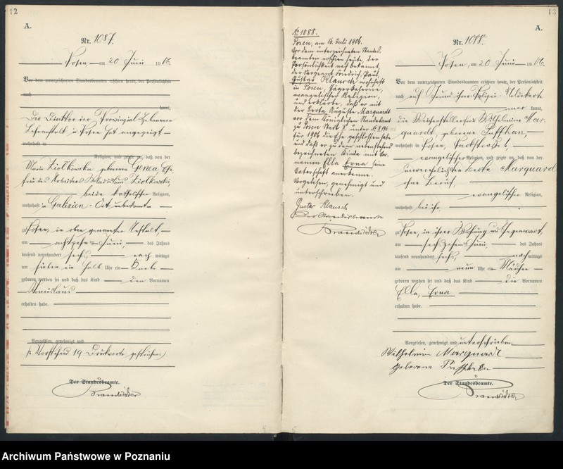 Obraz 9 z jednostki "Księga miejscowa urodzeń"