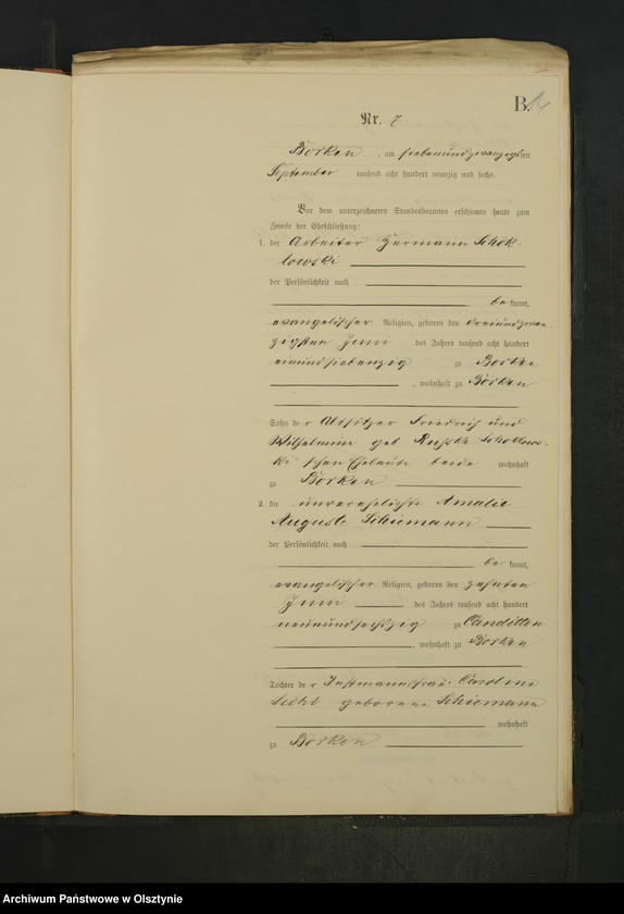 image.from.unit.number "Heiraths-Neben-Register Nr 1 - 11"