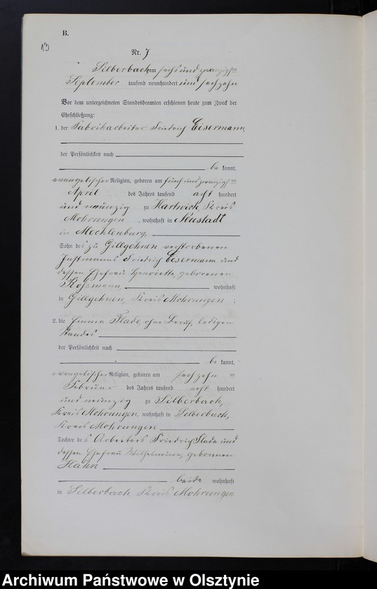 image.from.unit.number "Heirats-Neben-Register Nr 1 - 9"