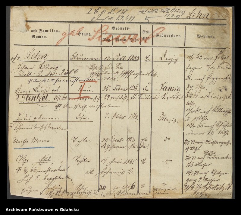 image.from.unit.number "Karty meldunkowe: Lehn - Lehwes"