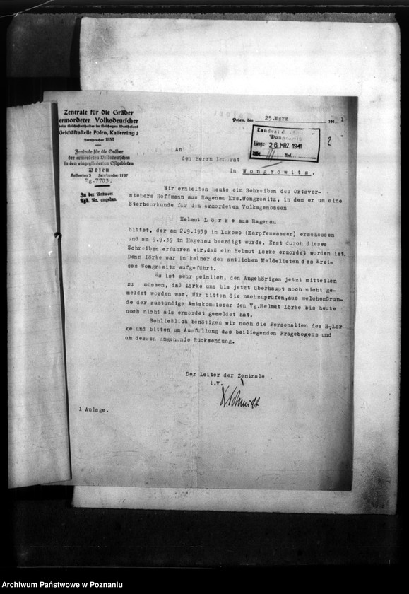 Obraz 5 z jednostki "Helmut Lörke aus Hagenan, Kreis Wongrowitz (Wągrowiec)"