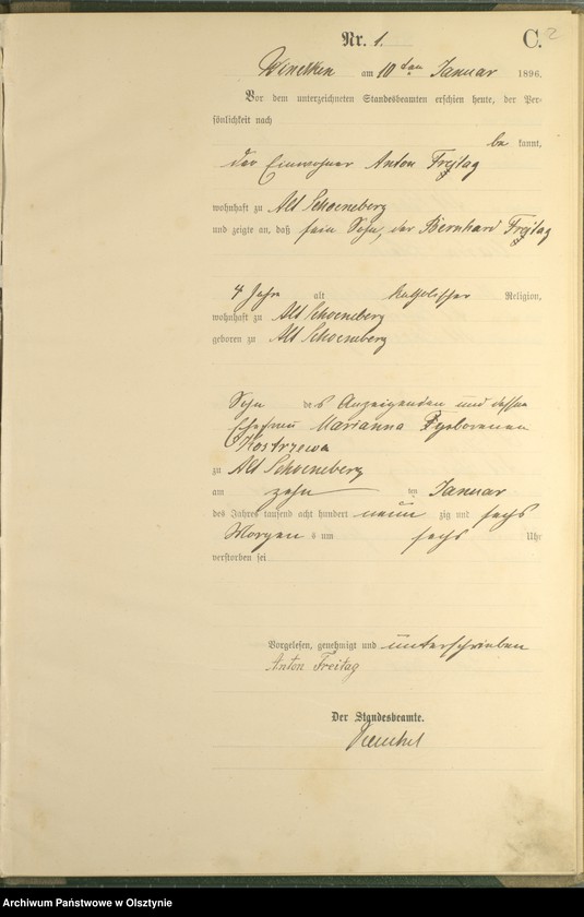 image.from.unit.number "Sterbe-Haupt-Register Nr 1 - 50"