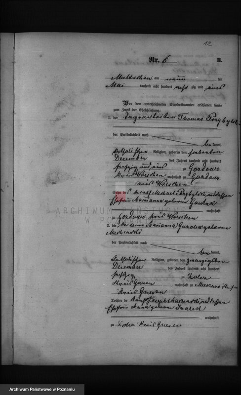 Obraz 15 z jednostki "Księga małżeństw"