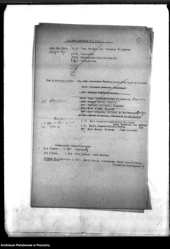 Obraz 9 z jednostki "Überführungspläne"