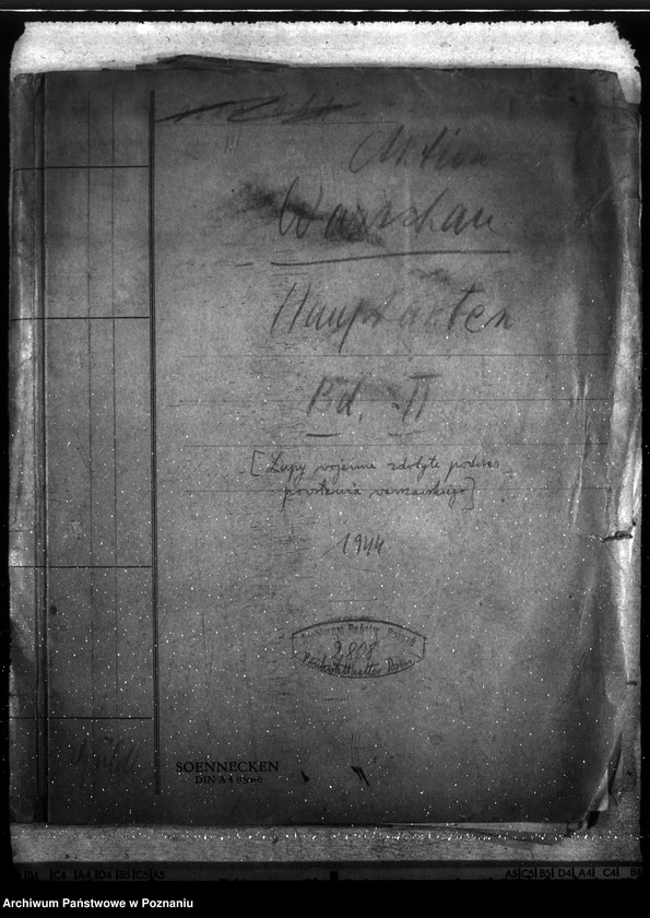 Obraz 4 z jednostki "Łupy wojenne zdobyte podczas powstania warszawskiego - Aktion Warschau. Hauptakten II."