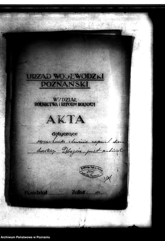 Obraz 4 z jednostki "Rozrachunek rozparcelowanego obszaru dworskiego Dębogóra powiatu szubińskiego"