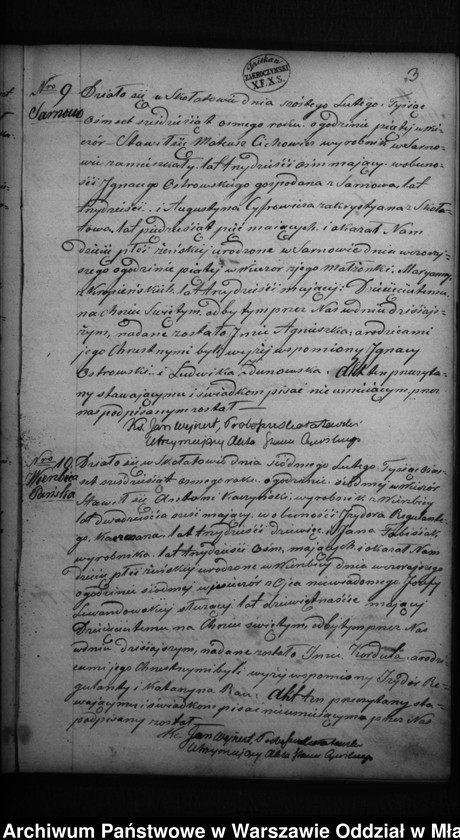 image.from.unit.number "Akta urodzeń, małżeństw, zgonów"