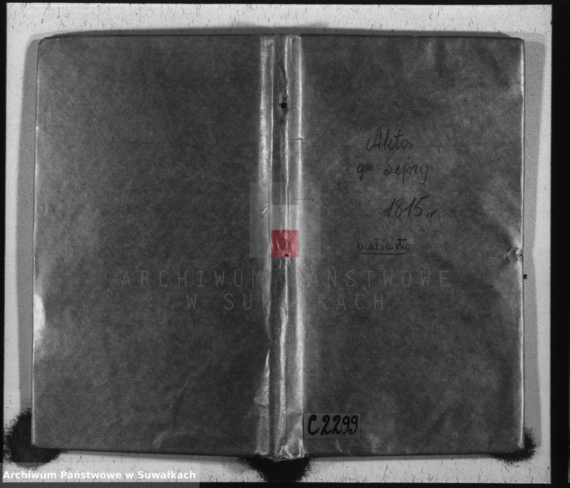 image.from.unit.number "Akta stanu cywilnego zaślubionych w gminie seyneńskiey od 1-go stycznia 1815 roku."