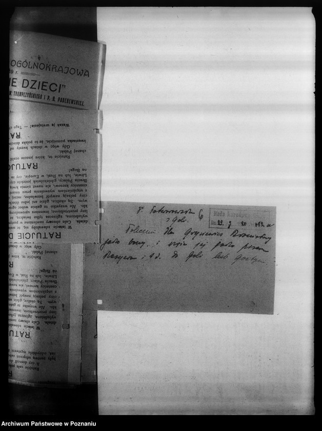 Obraz 9 z jednostki "Korespondencja dotycząca uchodźców."