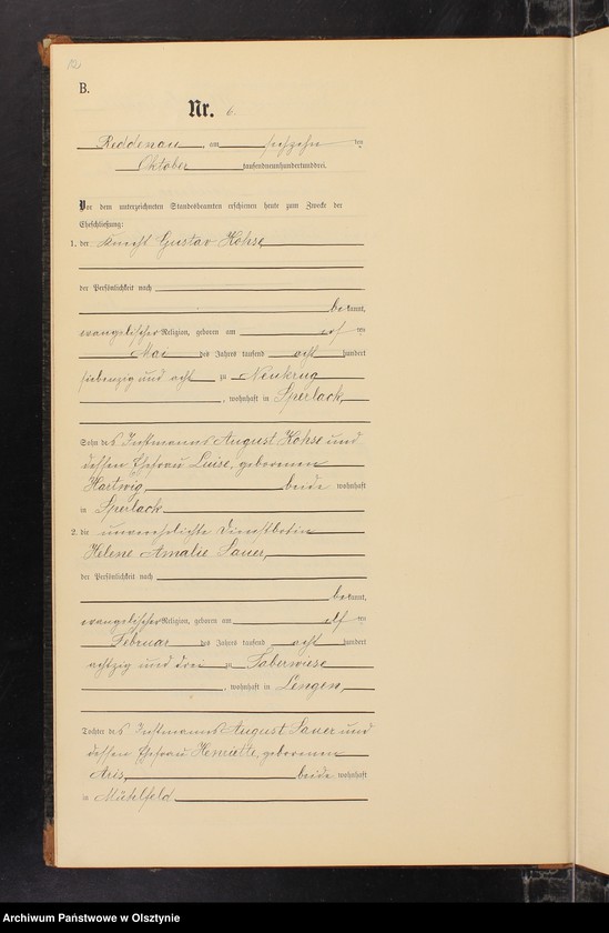image.from.unit.number "Heiraths-Neben-Register Nr 1 - 9"