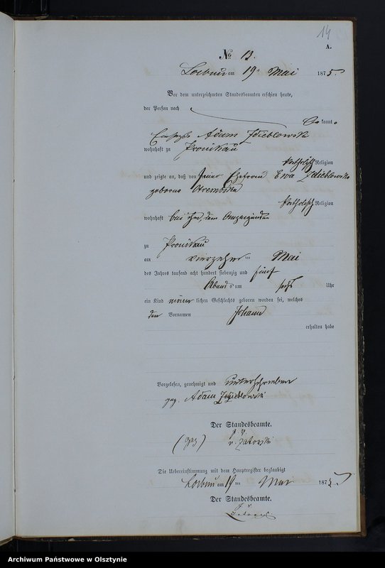 image.from.unit.number "Geburts-Neben-Register Nr 1 - 45"