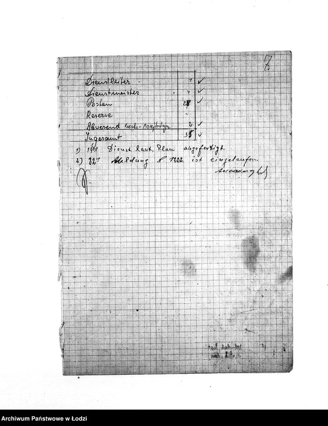 Obraz 10 z jednostki "[Imienne wykazy służby nocnej milicjantów]"