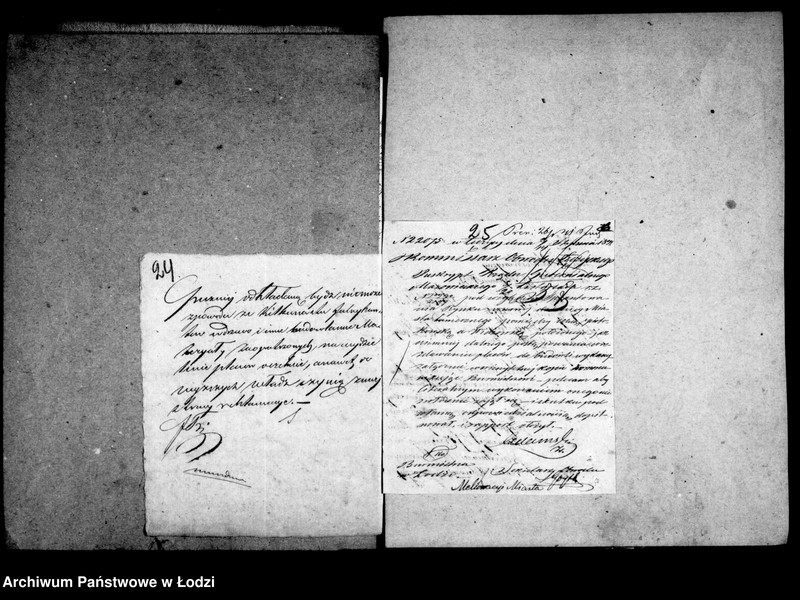 Obraz 20 z jednostki "Akta ławnika czynnego osady rękodzielniczej Łódki tyczące się melioracji miasta i nazwy ulic"