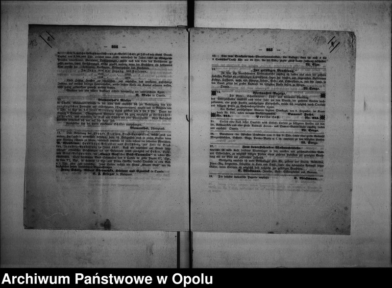 Obraz 14 z jednostki "Acta der Polizei - Verwaltung zu Oppeln betreffend gewerbl[iche] Anlage die Gasanstalt Vol. I"