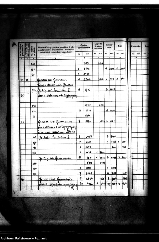 Obraz 18 z jednostki "Rejestr pomiarowy gminy Goszczanów powiat turecki"