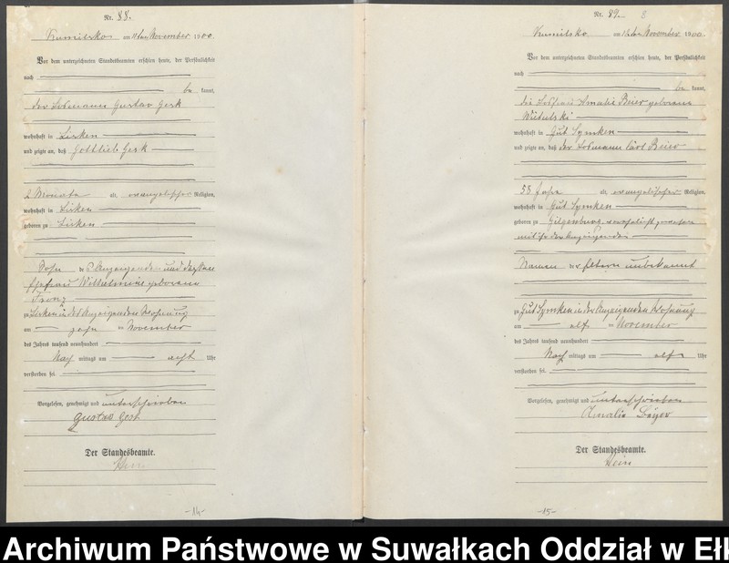 image.from.unit.number "[Sterbe-Haupt-Register des Königlichen Preussischen Standes-Amtes Kumilsko Kreis Johannisburg]"