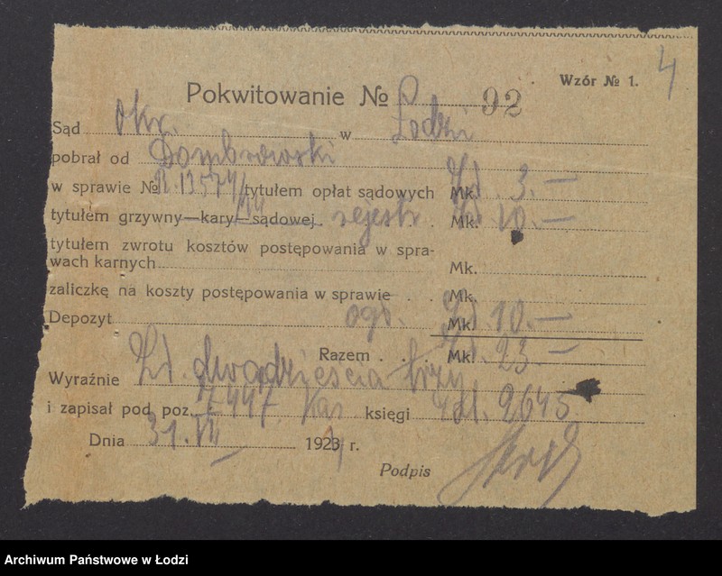 Obraz 6 z jednostki "Michal Dombrowski- sklep spożywczy, kolonialny i owocowy"