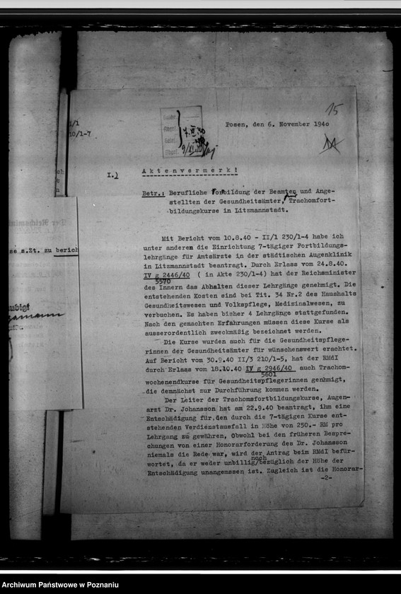 Obraz 19 z jednostki "Schulung des Personals der Gesundheitsämter"