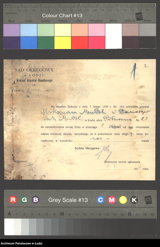 Obraz 4 z jednostki "Mendel Gliksman- sprzedaż pończoch"