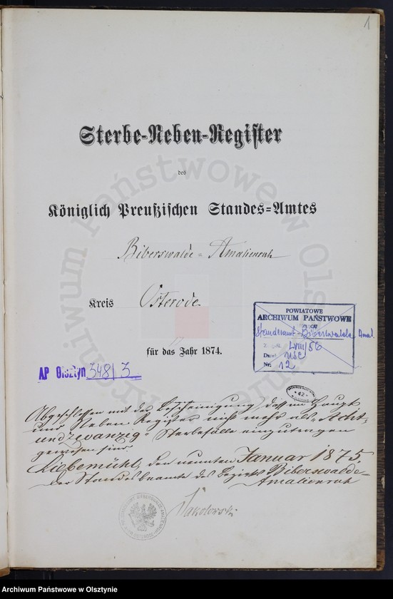 image.from.unit.number "Sterbe-Neben-Register Nr 1 - 28"