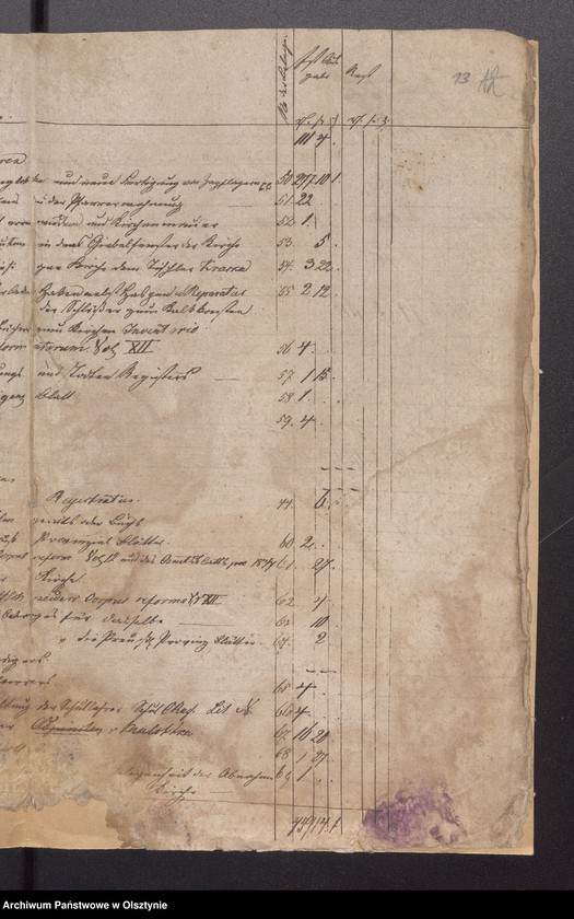 image.from.unit.number "Passenheimsche Stadt Kirchen Rechnung über Einnahme und Ausgabe"