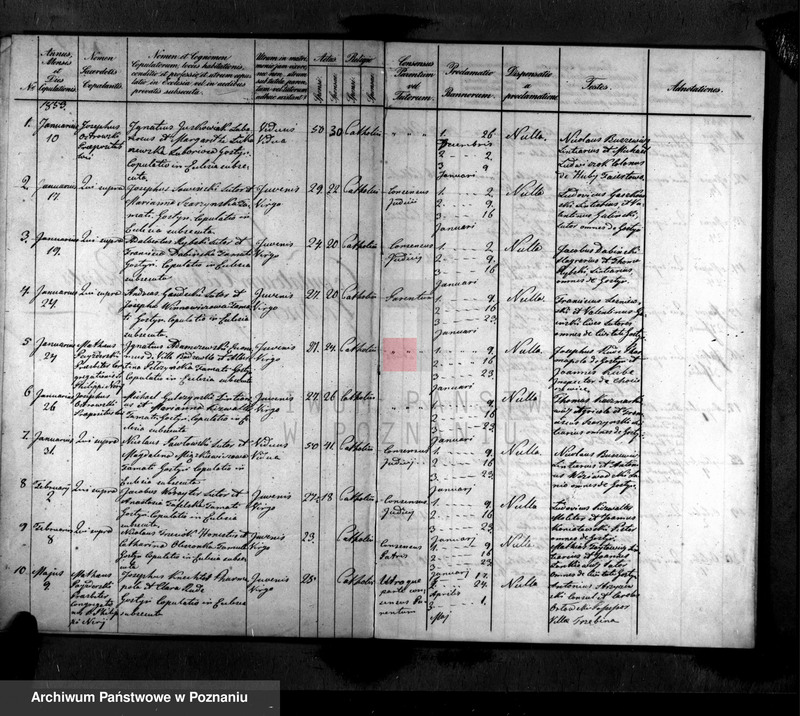 Obraz 16 z jednostki "Liber baptisatorum, copulatorum, mortuorum"