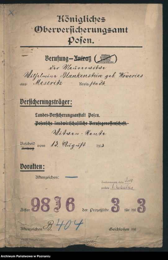 Obraz 10 z jednostki "[Odwołanie Ludwika Nochowicza z Budziszewa do Ministerstwa]"