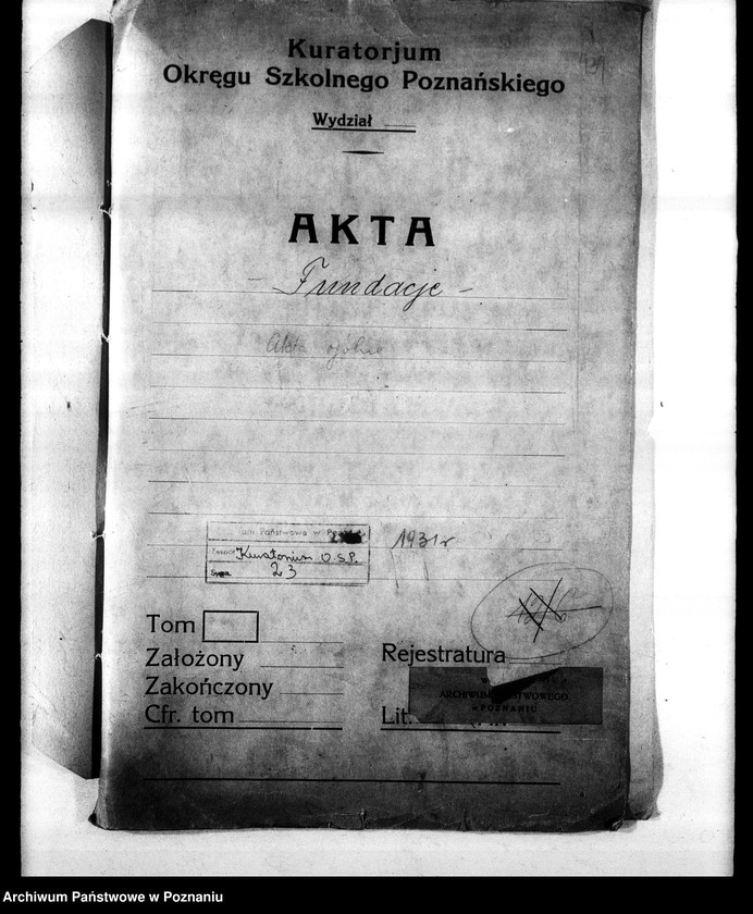 Obraz 4 z jednostki "Fundacje- akta ogólne"