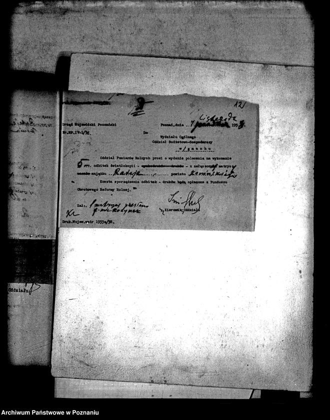 Obraz 15 z jednostki "/Majątek Rataje powiatu konińskiego przymusowy wykup/"