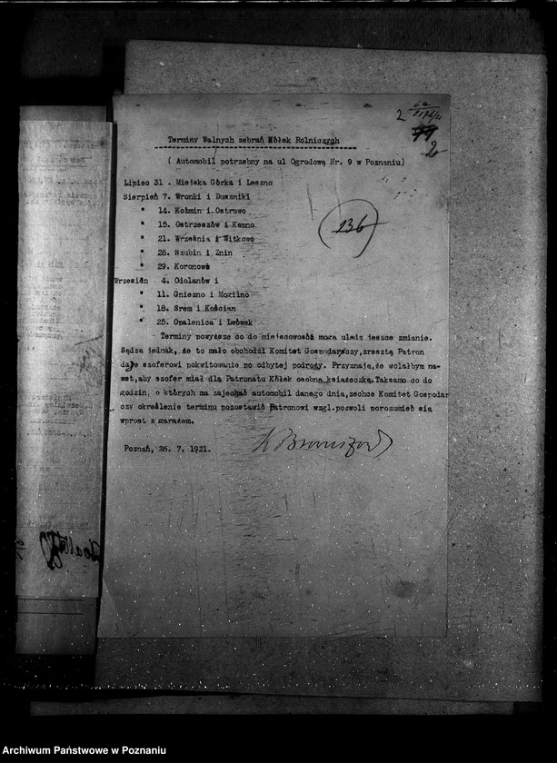 Obraz 6 z jednostki "Sprawy szczegółowo-- administracyjne. Okólniki wewnętrzne"