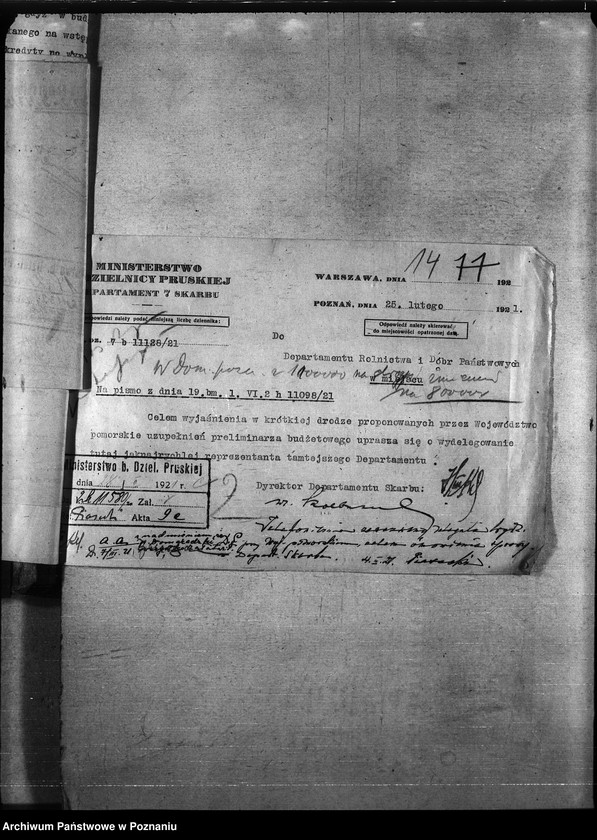 Obraz 18 z jednostki "Budżet domeny woj.. poznańskiego i pomorskiego na rok 1921"