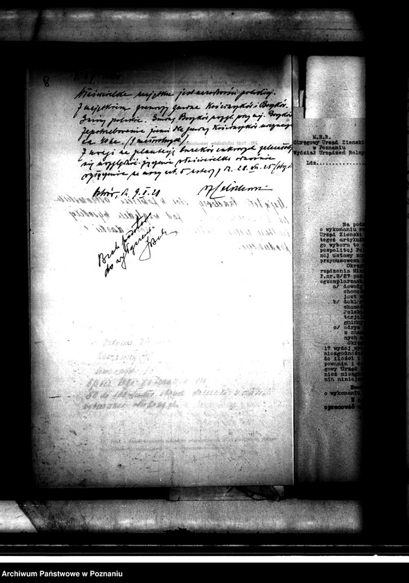 Obraz 12 z jednostki "Majątek Czachory powiatu ostrowskiego wyłączenie z art. 4 i 5 ustawy o wykonaniu reformy rolnej -Emilia Zakrzewska"