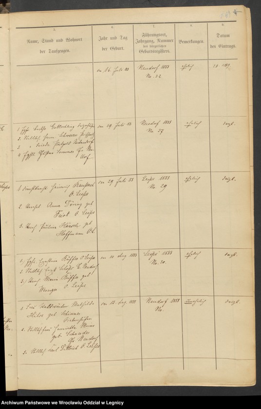 image.from.unit.number "Tauf-Register der evangelischen Kirche zu Leipe"