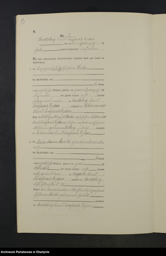 image.from.unit.number "Heiraths-Neben-Register Nr 1 - 14"