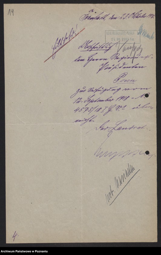 Obraz 15 z jednostki "[Statystyka zasiewów] - wykazy powiatowe"