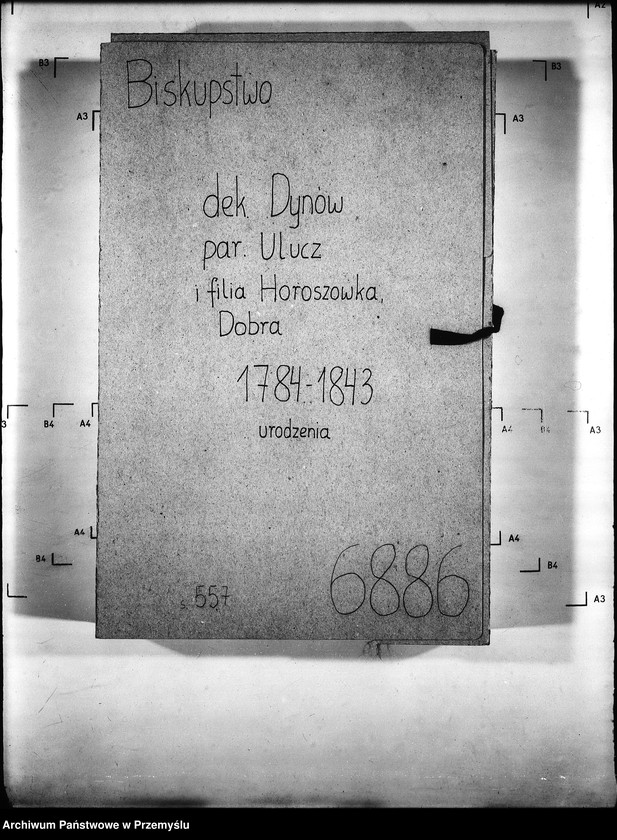 image.from.unit.number "[Kopie ksiąg metrykalnych parafii Ulucz z filiami Hroszówka, Dobra (dekanat Dynów)]"