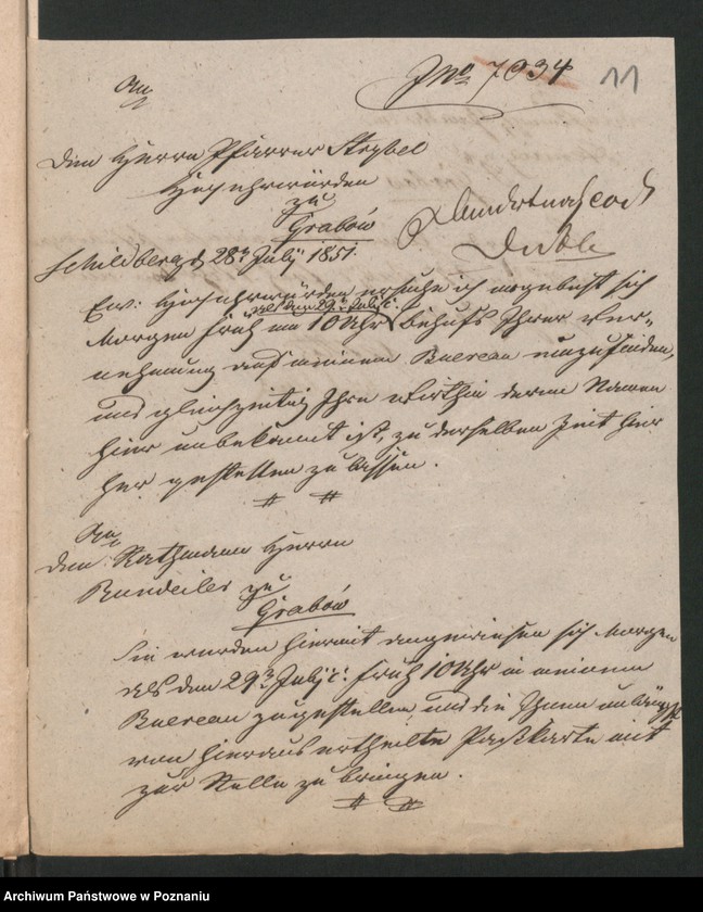 Obraz 16 z jednostki "A. betr. Josef von Łopaciński"