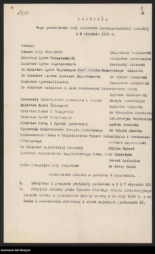 image.from.unit.number "Protokoły posiedzeń Rady Ministrów, T. V"