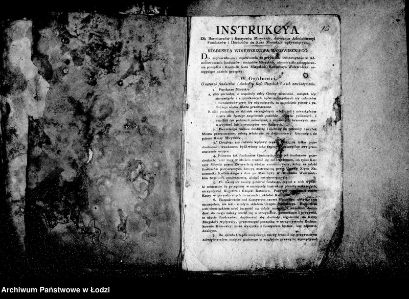 Obraz 11 z jednostki "Akta tyczące się różnych korespondencyj z władzami wyższymi"