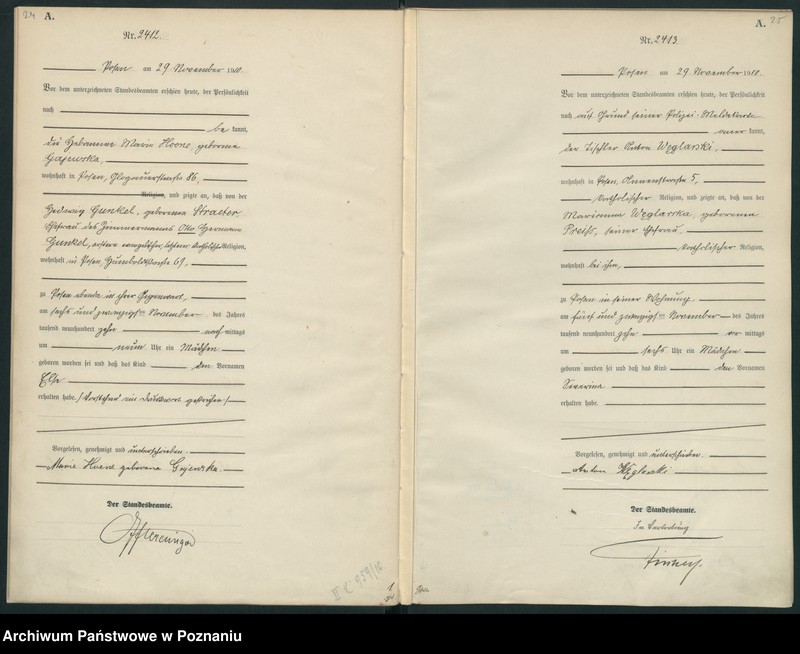 Obraz 15 z jednostki "Księga miejscowa urodzeń tom V [Rejestr główny urodzeń]"