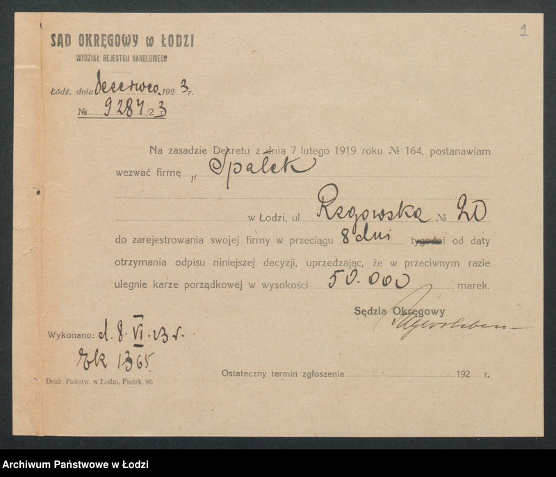 Obraz 3 z jednostki "Jan Szpałek – restauracja"