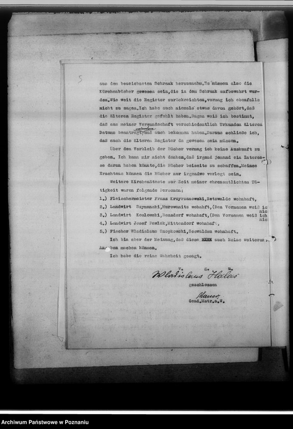 image.from.unit.number "[Korespondencja w sprawie zaginionych ksiąg kościelnych parafii katolickiej Rynarzewo powiat szubiński, województwo bydgoskie]"