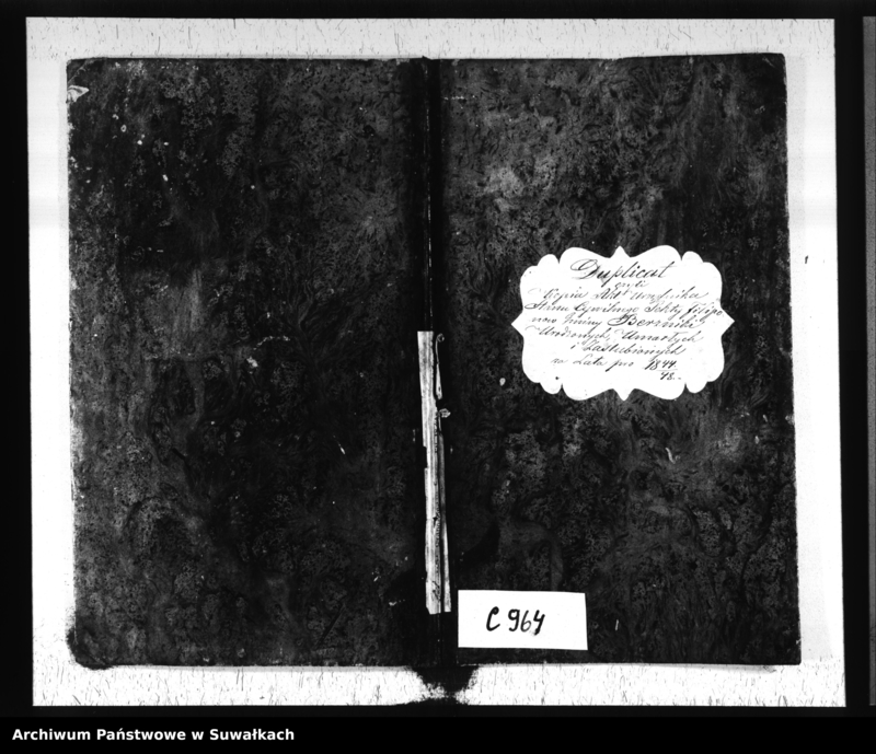 image.from.unit.number "Duplicat czyli kopia Akt Urzędnika Stanu Cywilnego Sekty filponów Gminy Berzniki Urodzonych, Umarłych i Zaślubionych za Lata pro 1844/48"