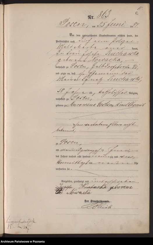 Obraz 18 z jednostki "Księga zgonów t. III"